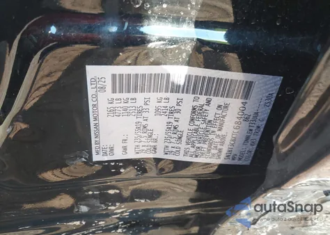 2026 Nissan Rogue Sl from USA, damaged, VIN 5N1BT3CBXTC684004